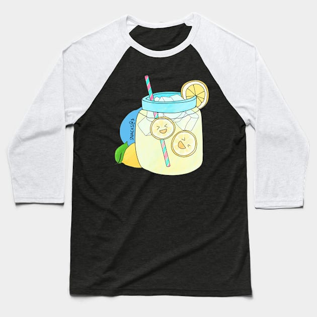 Cool Refreshing Lemonade Baseball T-Shirt by Snacks At 3